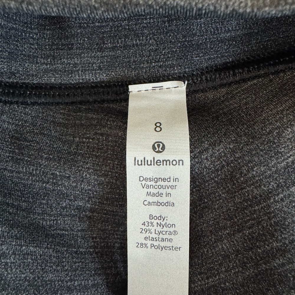 Lululemon Athletica Charcoal Leggings - Picture 3 of 5